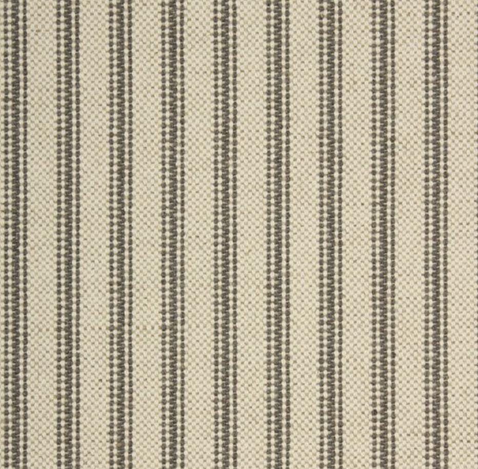 Woven Ticking stripe curtains, heavy weight fabric, fully interlined and made to order