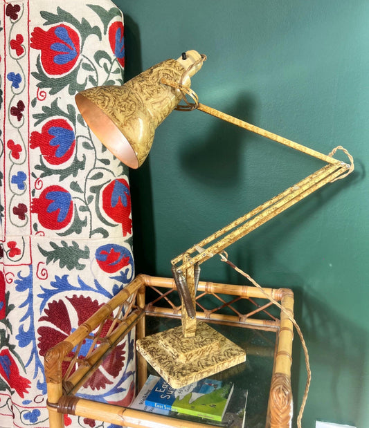 1938 HERBERT TERRY model 1227 Anglepoise articulated lamp - an early collectible. Two available separately or as a pair.