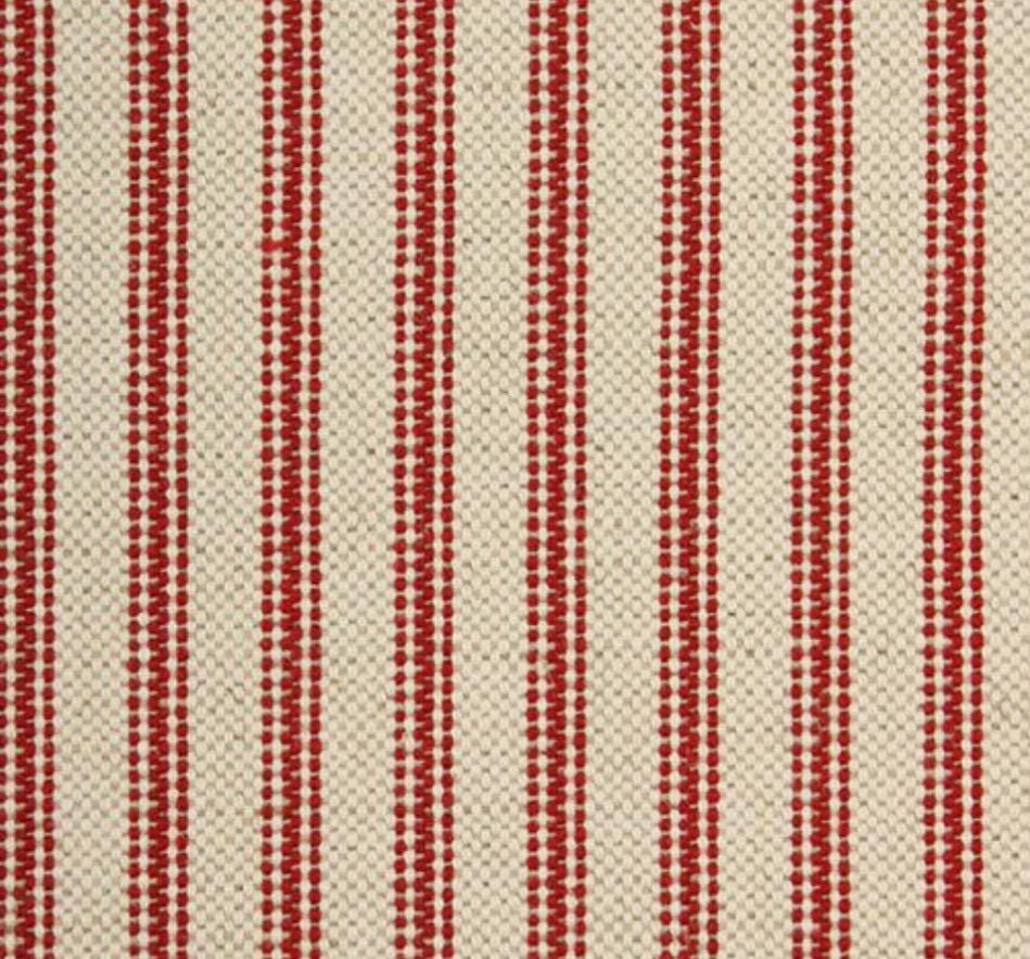 Handmade woven ticking cushions with french seam in various sizes and shades