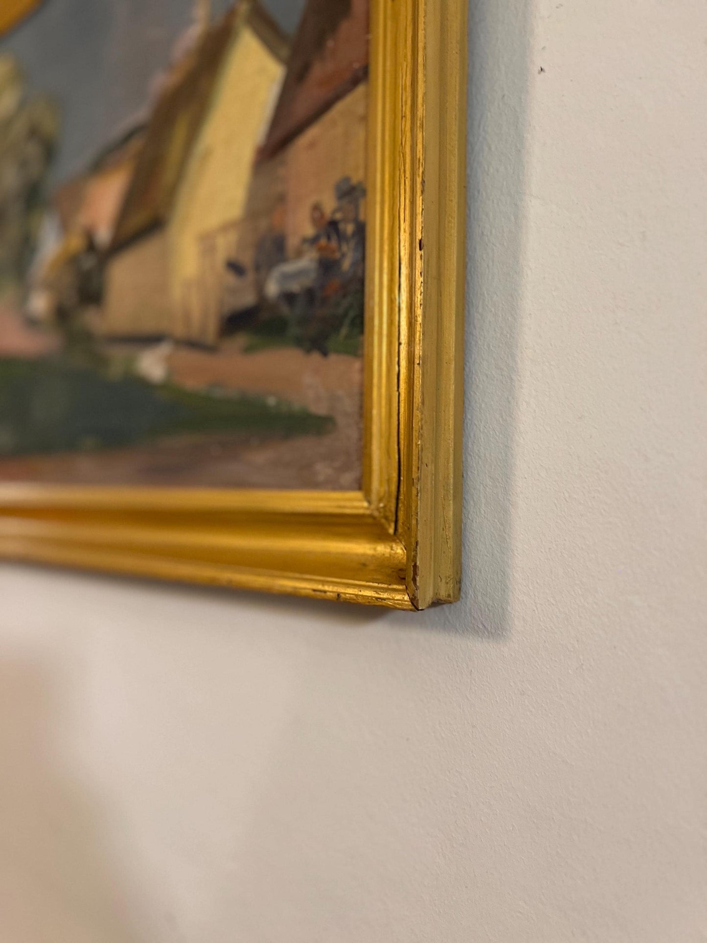 Framed Mid Century Oil on board, signed and dated by the artist