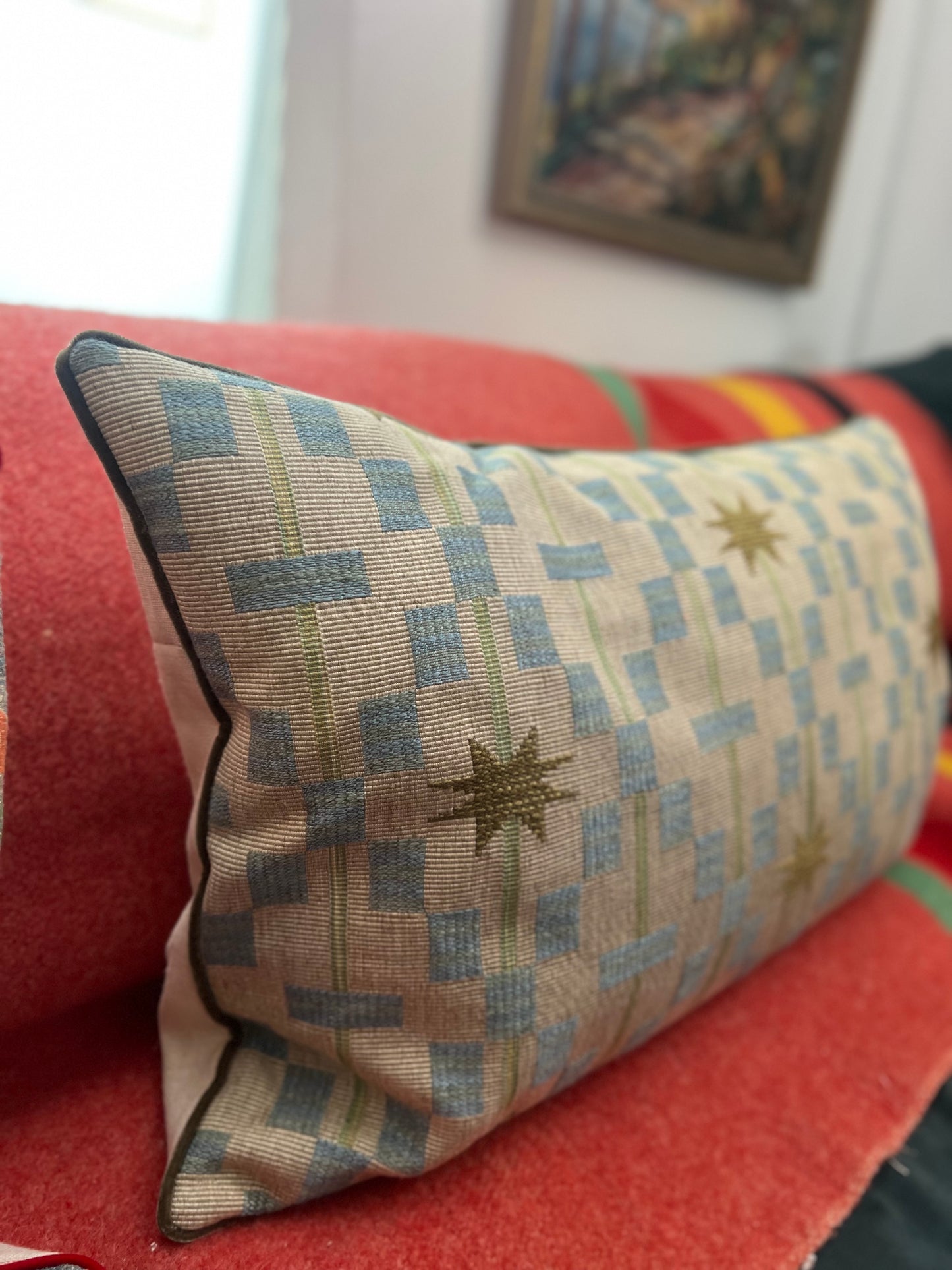 Studio Ashby Afua piped cushions, handmade in a choice of colourway and sizes