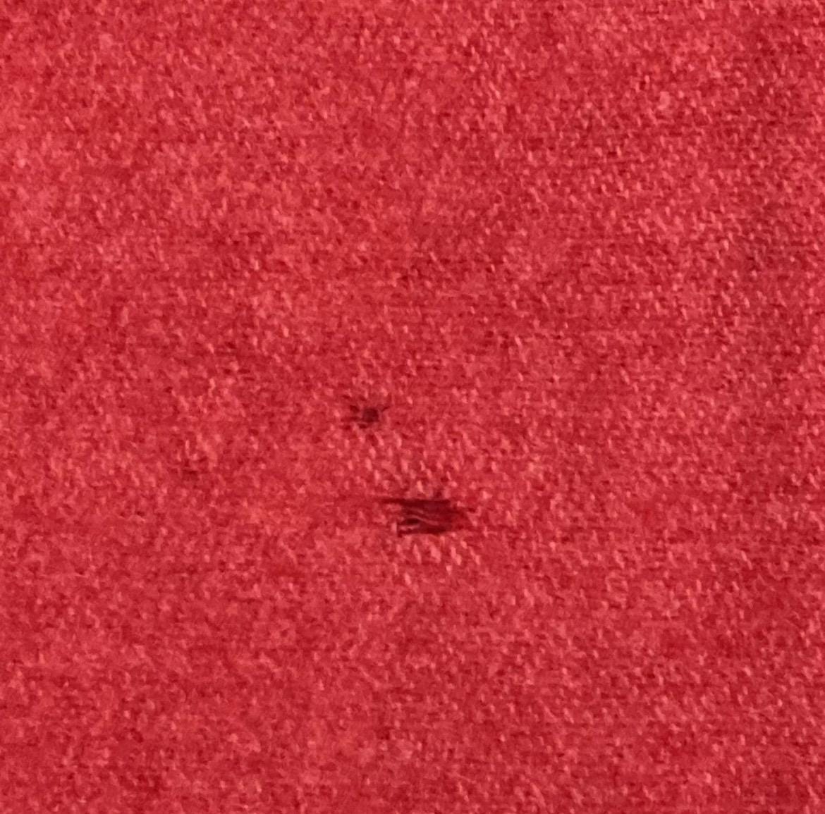 Vintage Mariposa Striped Wool blanket in pink/rust red colour