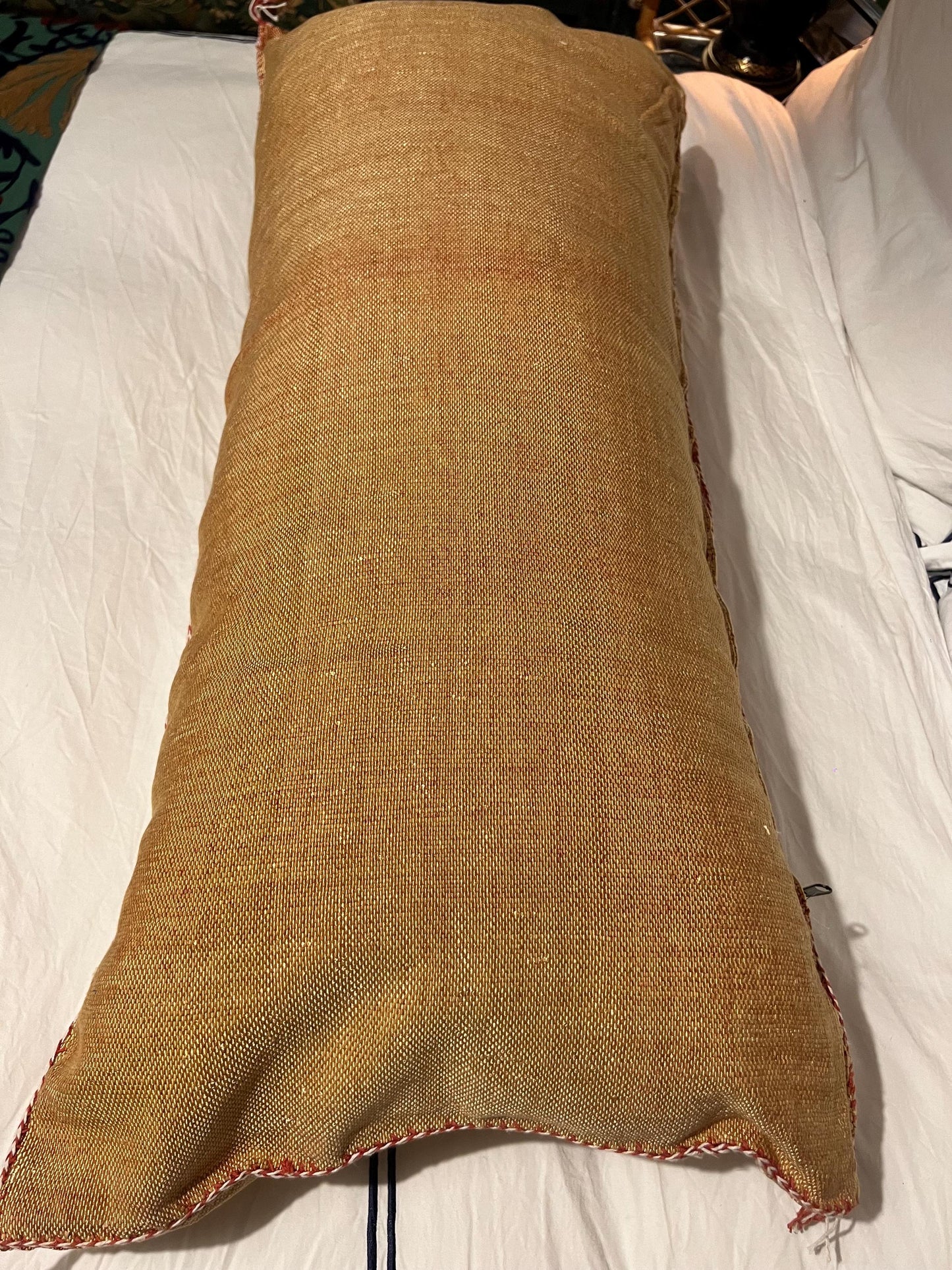 Large handmade Moroccan cactus bolster cushions