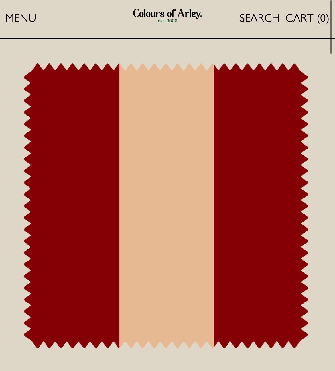 Colours Of Arley premium striped velvet designer cushions with French seam in a choice of colours.