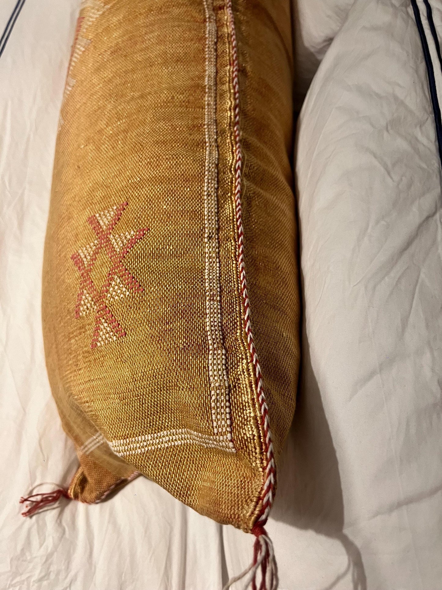 Large handmade Moroccan cactus bolster cushions