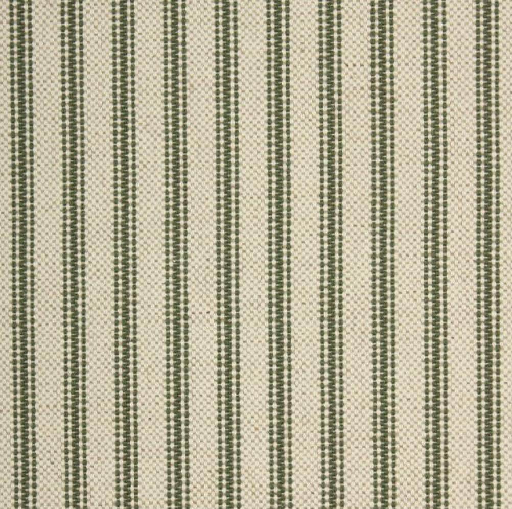 Woven Ticking stripe curtains, heavy weight fabric, fully interlined and made to order