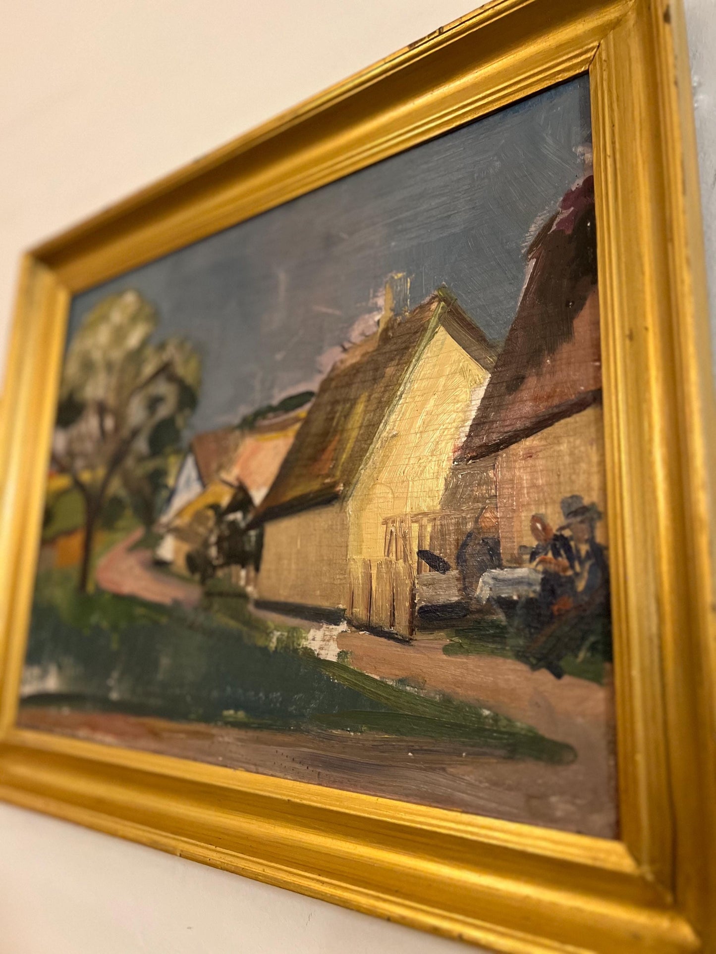 Framed Mid Century Oil on board, signed and dated by the artist