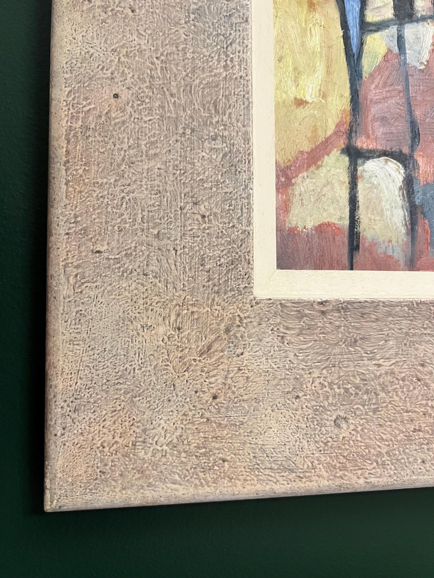 Striking Mid-Century landscape oil on board painting signed by Rye artist Beryl Cliff